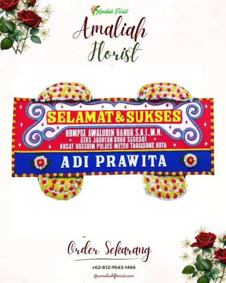 Papan Bunga Ucapan Selamat Kidal